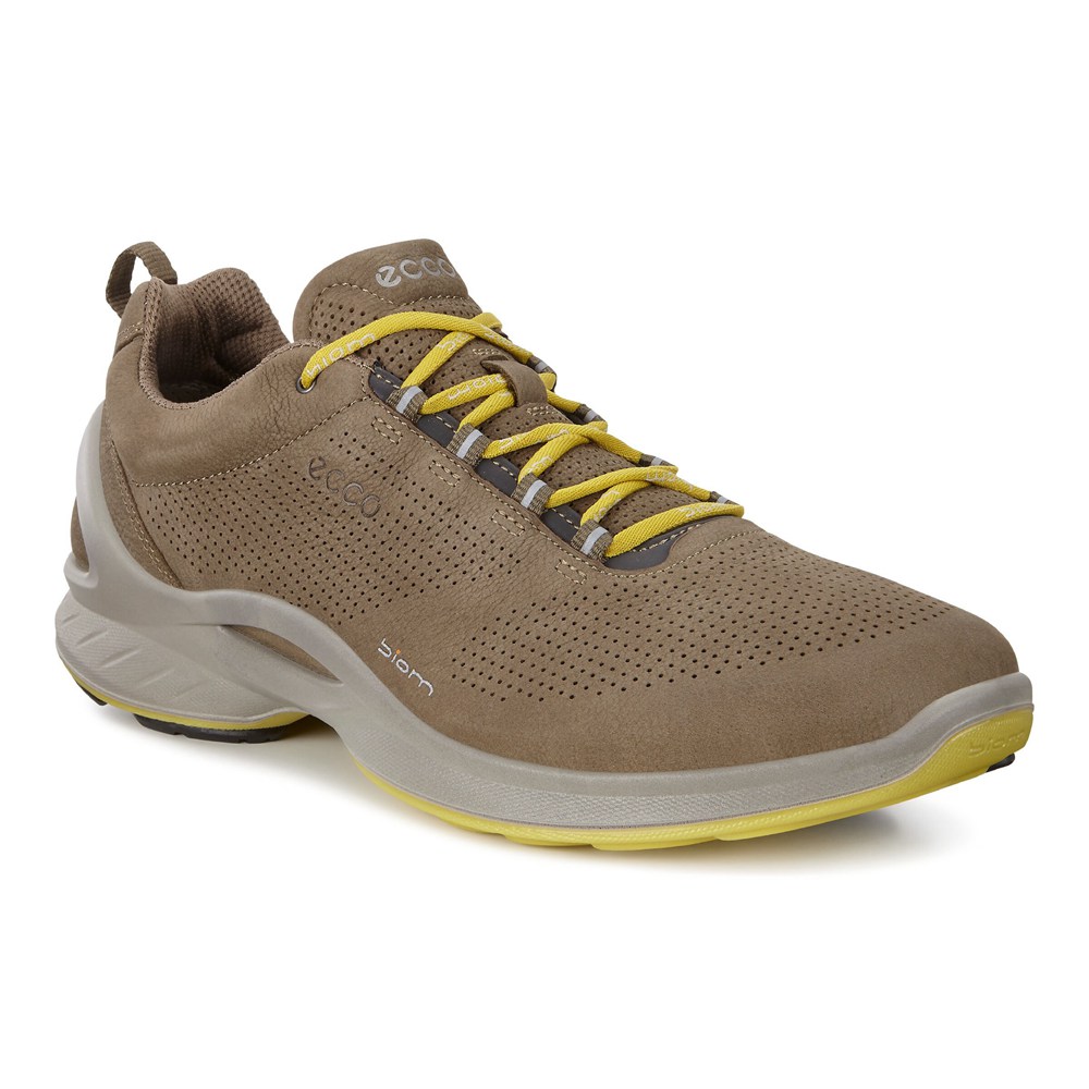 ECCO Mens Hiking Shoes Brown - Biom Fjuel Perf - TEL-814725